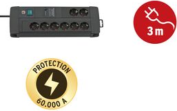 Brennenstuhl 1256000678 Steckdosenleiste mit Schaltuhr Schwarz Schutzkontakt 1 St. (1256000678)