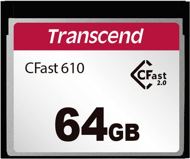 Transcend CFast-Karte 64 GB (TS64GCFX610)