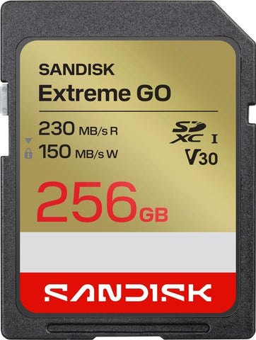 SanDisk SDXC Extreme GO 256GB (UHS-1, R 230MB/s / W150MB/s, 4K) (00226987)