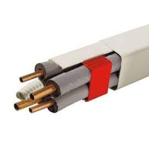 0812BCF Canalina per Installazione Climatizzatori - 80x60 mm