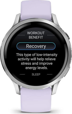 Garmin Venu 4 Smartwatch 41mm grau/silber lavendelblau (010-03013-01)