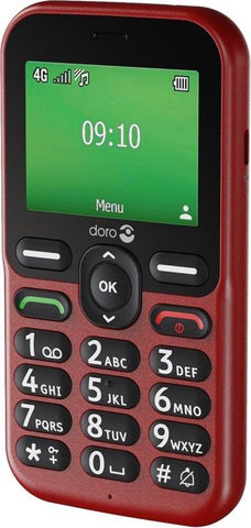 Doro Leva E10 - 6,1 cm (2.4") - 118,9 g - Rot - Seniorentelefon (380593)