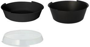 PAPSTAR Circulware Mehrweg-Schale, rund, 800 ml, schwarz Material: Polypropylen mit 30 % mineralischen Fllern, - 1 Stck (97018)