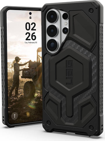 UAG Urban Armor Gear Monarch Pro Case mit Magnet-Modul Samsung Galaxy S26 Ultra carbon fiber 214513114242 (214513114242)