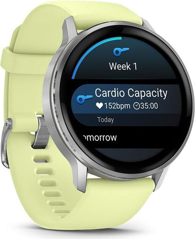 Garmin Venu 4 Smartwatch 45mm grau/silber zitrone (010-03014-02)