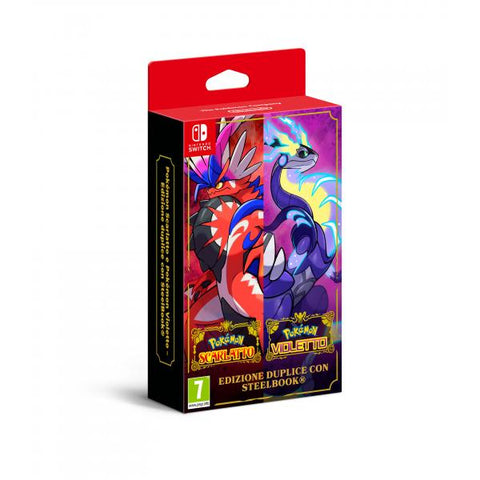 NINTENDO SWITCH POKEMON SCARLATTO E VIOLETTO DUAL PACK