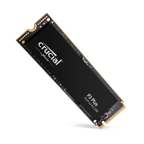CRUCIAL CT1000P3PSSD8 P3 PLUS SSD M.2 1.000GB 2280 PCIE 4.0 3D NAND NVME FINO A 5000MB/S BLACK