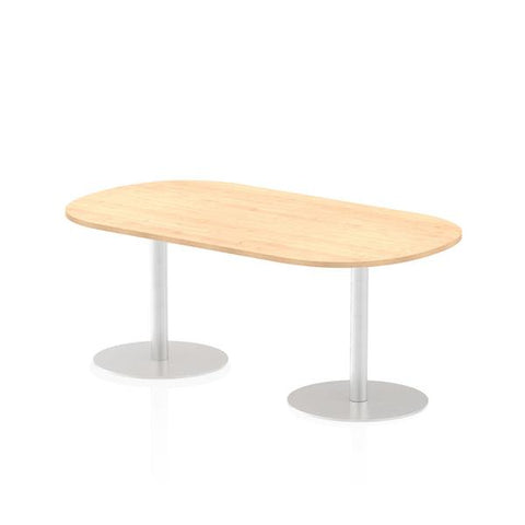 Dynamic Italia Boardroom Table (Dynamic Italia 1800mm Poseur Boardroom Table Maple Top 725mm High Leg ITL0181 DD)