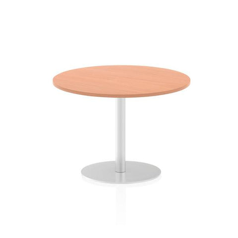 Dynamic Italia Round Poseur Table (Dynamic Italia 1000mm Poseur Round Table Beech Top 725mm High Leg ITL0142 DD)