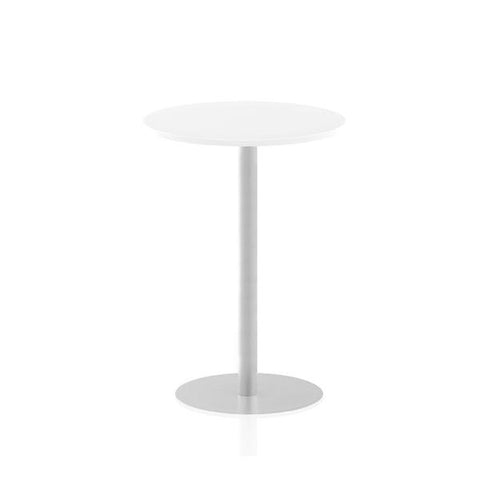 Dynamic Italia Round Poseur Table (Dynamic Italia 800mm Poseur Round Table White Top 1145mm High Leg ITL0132 DD)