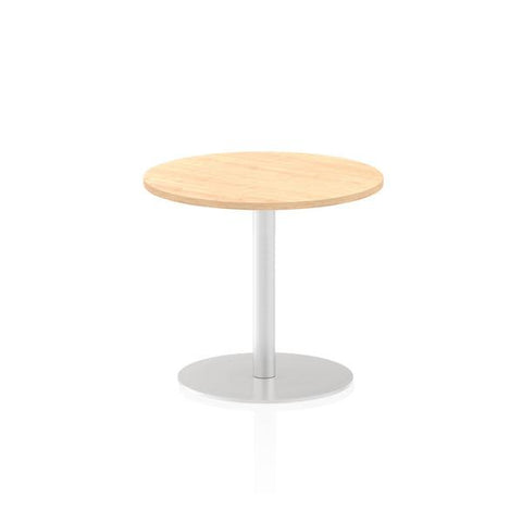Dynamic Italia Round Poseur Table (Dynamic Italia 600mm Poseur Round Table Maple Top 725mm High Leg ITL0109 DD)
