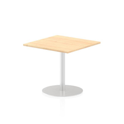 Dynamic Italia Square Poseur Table (Dynamic Italia 800mm Poseur Square Table Maple Top 725mm High Leg ITL0337 DD)