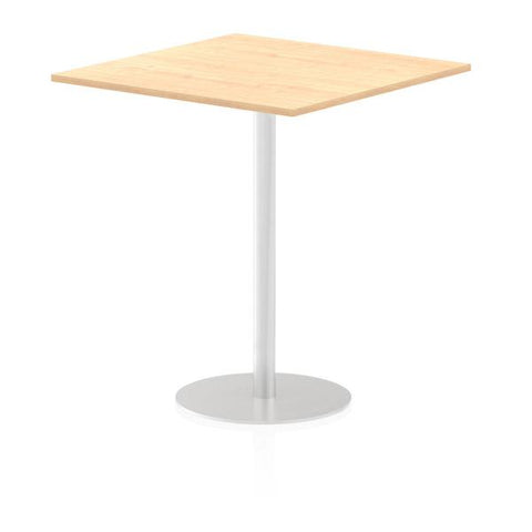 Dynamic Italia Square Poseur Table (Dynamic Italia 1000mm Poseur Square Table Maple Top 1145mm High Leg ITL0361 DD)