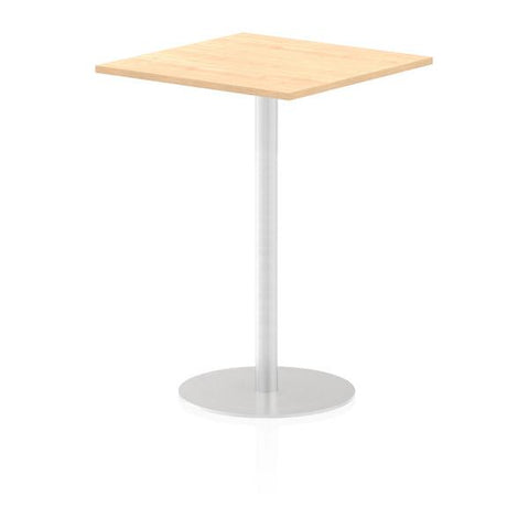 Dynamic Italia Square Poseur Table (Dynamic Italia 800mm Poseur Square Table Maple Top 1145mm High Leg ITL0343 DD)