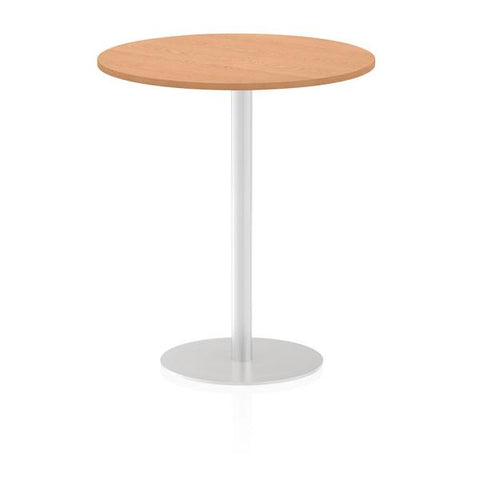 Dynamic Italia Round Poseur Table (Dynamic Italia 1000mm Poseur Round Table Oak Top 1145mm High Leg ITL0152 DD)