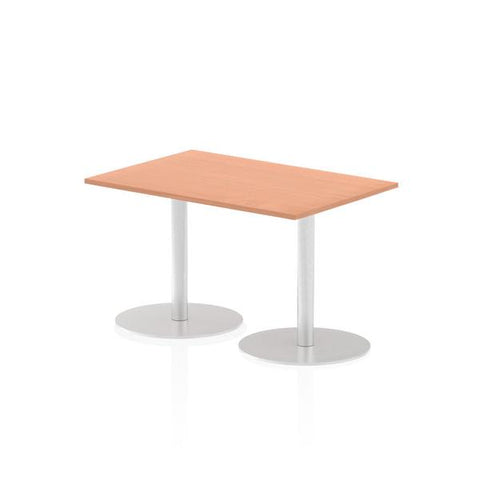 Dynamic Italia Rectangular Poseur Table (Dynamic Italia 1200 x 800mm Poseur Rectangular Table Beech Top 725mm High Leg ITL0250 DD)