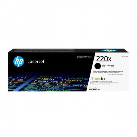 HP Cartuccia toner originale nero LaserJet 220X (HP 220X BLACK ORIGINAL LASERJET TONER)