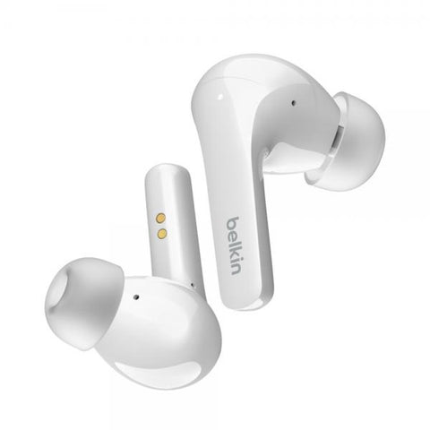 Belkin SOUNDFORM Flow Auricolare Wireless In-ear Música y Chiamate USB tipo-C Bluetooth Blanco
