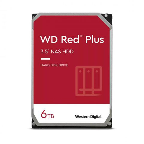 WESTERN DIGITAL RED PLUS WD60EFPX HDD 6.000GB SATA III 3.5" BUFFER 256MB 5.400rpm