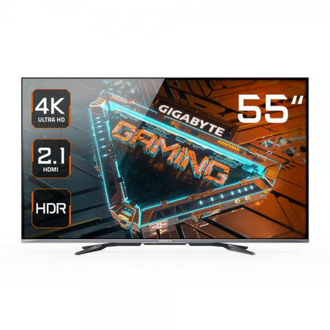 GIGABYTE S55U Monitor gaming 55 UHD - 3840 x 2160, 120Hz, 2ms, 500 cd/m, FreeSync Premium, HDR Ready, HDMI 2.1 (GIGABYTE 54.6 VA MONITOR SPK S55U-EK)