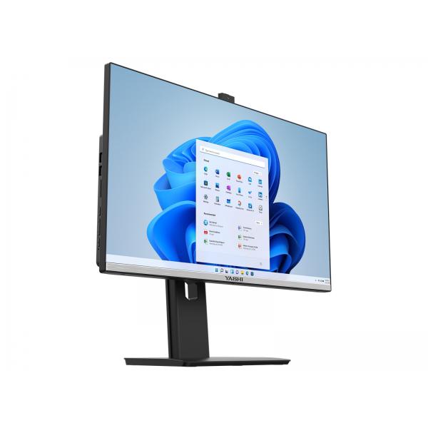 ALL IN ONE YASHI QUANTUM S AY62425 24'' I3-10100 8GB 256GB SSD TASTIERA E MOUSE W11P BLACK PIVOT ^