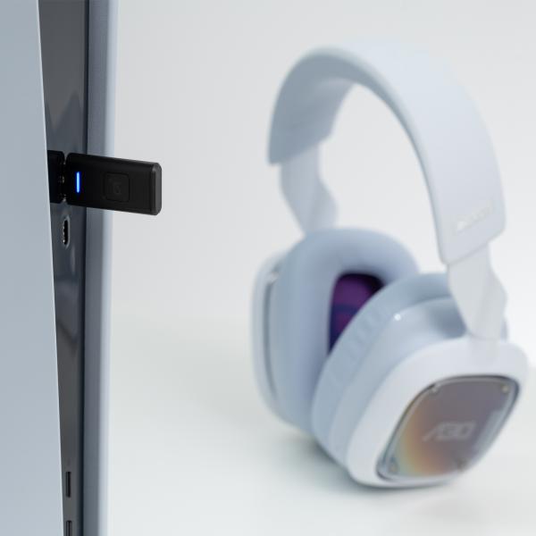 LOGITECH ASTRO A30 CUFFIE GAMING WIRELESS BLUETOOTH /CON CAVO CON MICROFONO RIMOVIBILE DOLBY ATMOS USB-C PER PS5 PS4 XBOX NINTENDO SWITCH PC ANDROID BIANCO PURPLE