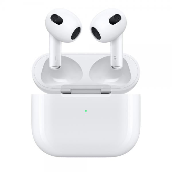 APPLE AIRPODS 3 GENERAZIONE AURICOLARI BLUETOOTH 5.0 CON CUSTODIA DI RICARICA WIRELESS IPX4 BIANCO