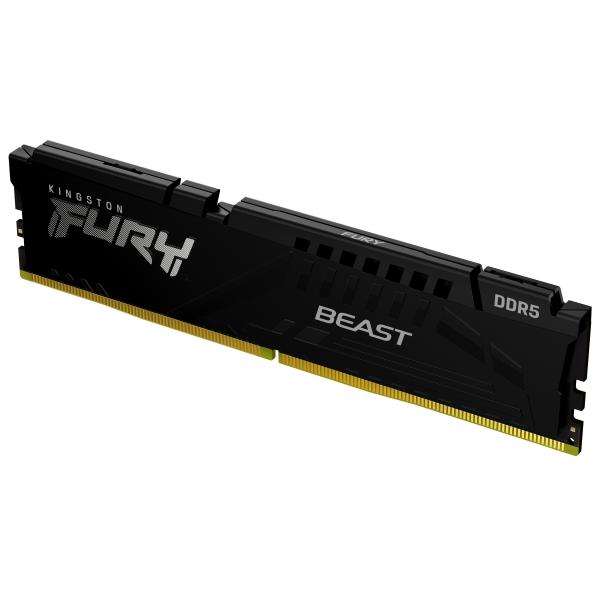 KINGSTON FURY BEAST MEMORIA RAM 1x16GB 5.600 MHz TECNOLOGIA DDR5 TIPOLOGIA DIMM CL36 BLACK
