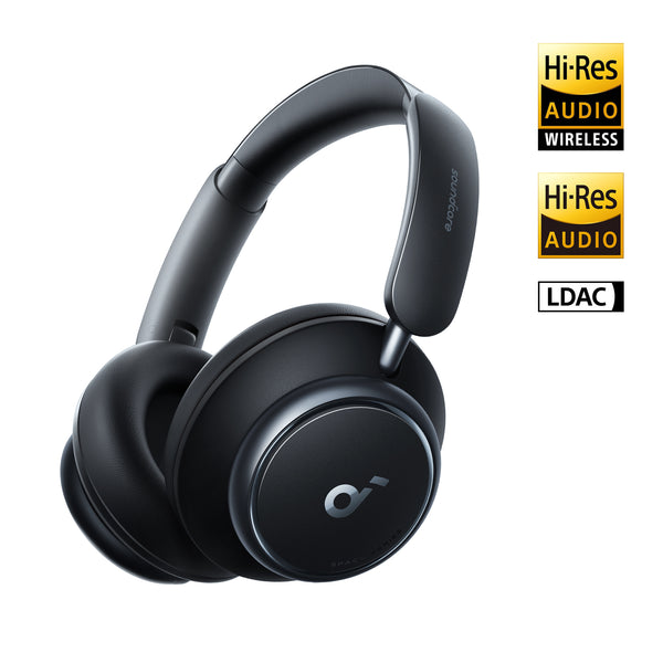 Anker Space Q45 Cuffie Con cavo e senza cavo A Padiglione Musica e Chiamate USB tipo-C Bluetooth Nero