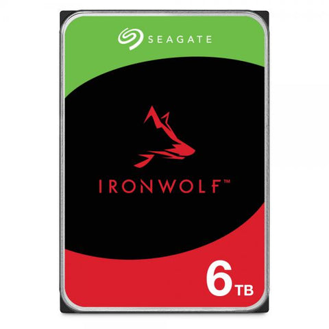 SEAGATE IRONWOLF ST6000VN006 HDD 6.000GB SATA III 3.5" BUFFER 256MB 5.400rpm