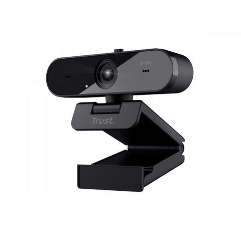 Trust Taxon webcam 2560 x 1440 Pixel USB 2.0 Nero (Taxon QHD Webcam Eco)