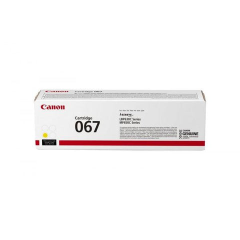 Canon 067 cartuccia toner 1 pz Originale Giallo (CARTRIDGE 067 Y)