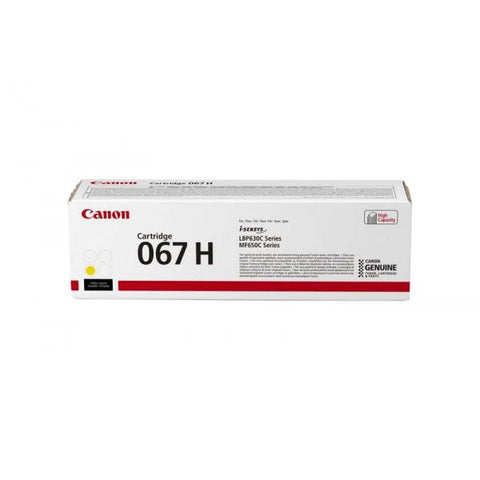 Canon 067H cartuccia toner 1 pz Originale Giallo (CARTRIDGE 067 H Y)