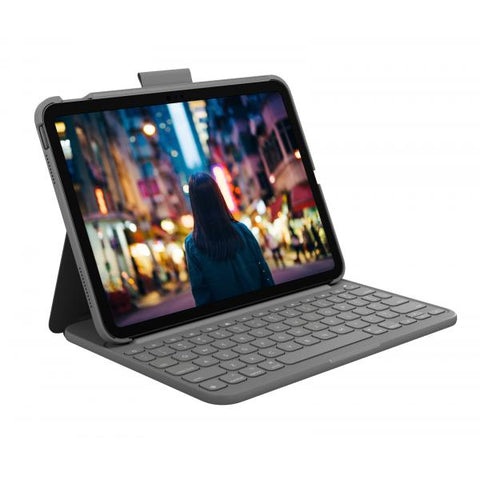 Custodia per Tablet Logitech 920-011425 Grigio AZERTY
