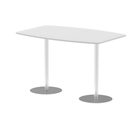 Dynamic ITL0321 scrivania (Dynamic Italia 1800mm Poseur High Gloss Table White Top 1145mm High Leg ITL0321 DD)