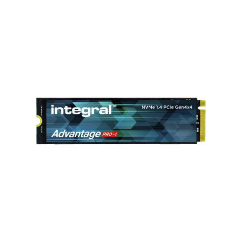 Integral INSSD4TM2280GEN4AP1X drives allo stato solido 4 TB M.2 PCI Express 4.0 NVMe TLC (4TB - 4000GB SSD M.2 2280 NVME 1.4 PCIe Gen4 x4 R-7200MBs W-6850MBs IOPS R-940K W-1000K TLC TBW 2800 ADVANTAG