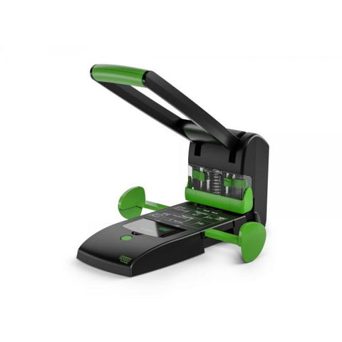 Novus B 2200 re+new perforatore e accessori 200 fogli Nero, Verde