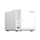 QNAP TS-364-8G NAS TOWER INTEL CELERON N5095 2.9GHz RAM 8GB LAN 100,1000,2500 Mbit/s 3 ALLOGGIAMENTI SATA III BIANCO