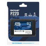 PATRIOT P220 SSD 512GB 2.5" SATA III READ:550MB/WRITE:500 MB/s