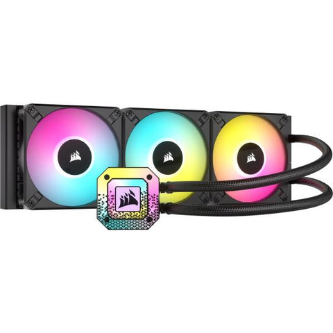 Corsair CW-9060070-WW sistema di raffreddamento per computer Processore Raffreddatore di liquidi tutto in uno 12 cm Nero 1 pz