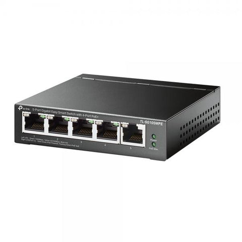 TP-Link 5-Port Gigabit Easy Smart Switch con 4-Porte PoE+