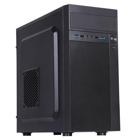 CASE ITEK M.TOWER "THEON" 500W, 2*USB2, 2*USB3 AUDIO FRONT- CABLE MANAGMENT - BK - ITOCMPTO