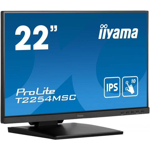 iiyama ProLite T2254MSC-B1AG Monitor PC 54,6 cm (21.5") 1920 x 1080 Pixel Full HD LED Touch screen Nero