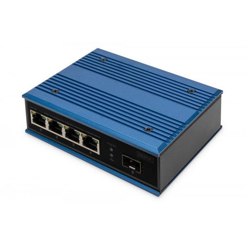 Digitus Switch Ethernet industriale da 4 porte 10/100Base-TX a 100Base-FX