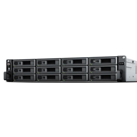 SYNOLOGY RACKSTATION RS2423RP+ NAS CHASSIS RACK 2U MAD RYZEN V1780B RAM 8GB-12 BAY HDD/SSD 2.5"/3.5" LAN 10/100/1000/10000 Mbps COLORE NERO/GRIGIO