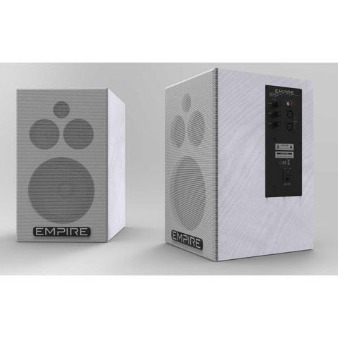 SPEAKER EMPIRE HS290 290W 80-20K HZ RCA XLR BALANCED WHITE