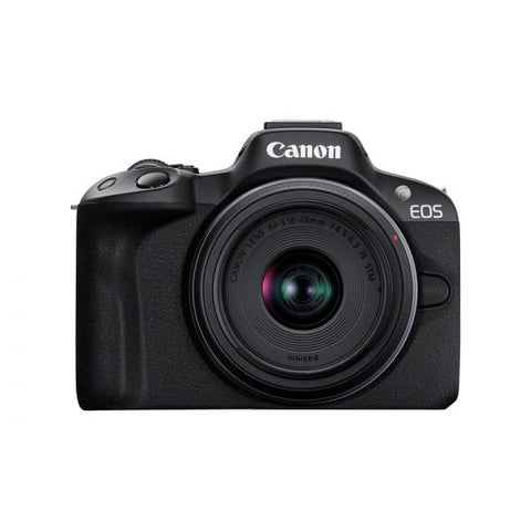 Canon EOS R50, Black + RF-S 18-45mm F4.5-6.3 IS STM Kit MILC 24,2 MP CMOS 6000 x 4000 Pixel Nero