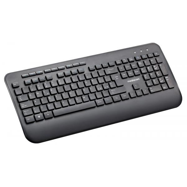MEDIACOM OFFICE N990 TASTIERA + MOUSE ERGONIMICO WIRELESS 2.4GHz 6 TASTI PROGRAMMABILI