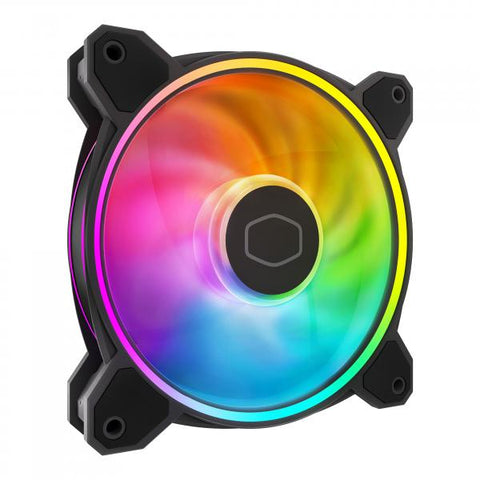 COOLER MASTER MASTERFAN MF120 HALO2 ARGB VENTOLA DI RAFFREDDAMENTO CABINET RGB 120 X 120 X 25MM NERO
