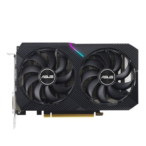ASUS DUAL NVIDIA GEFORCE RTX3050-O8G-V2 OC EDITION 8GB GDDR6 DUAL FAN PCI EXPRESS 4.0 1 x HDMI 1 x DVI-D 1 x DISPLAPORTS